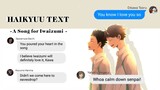 Oikawa Wrote a Song! - What Happened in Training Camp? || Haikyuu Texts