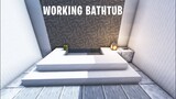 How To Make A Working Bathtub in Minecraft Survival Tutorial Part 2