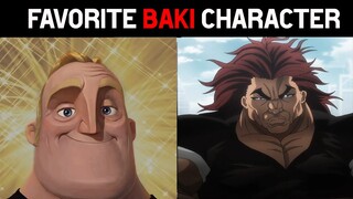 Mr Incredible becoming Canny  (Favorite Baki  Character)