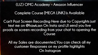 (LIZ) OMG Academy Course Amazon Influencer download