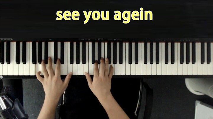 [Âm nhạc][Chế tác]Dùng piano chơi <See You Again>
