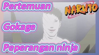 Pertemuan Gokage Peperangan ninja