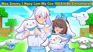 Mèo Simmy 1 Ngày Làm Mẹ Cho 100 Em Bé Cinnamoroll Siêu Đáng Yêu !