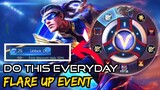 FLARE UP EVENT SAVING TIP | GET TIME-LIMITED ITEMS FOR LESS | MOBILE LEGENDS