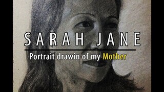 A Portrait Drawing of my Mother - "Sarah Jane 2019" | JK ART