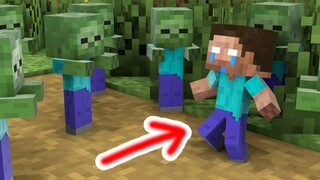 Monster School : Baby Zombie and Baby Herobrine - Minecraft Animation