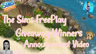 The Sims FreePlay GiveAway Winners Announcement Video