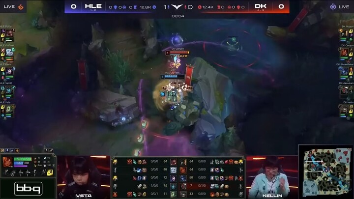 Highlights HLE vs DK - Ván 1 _ LCK Mùa Hè 2022 _ Tuần 4 Ngày 4