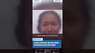 Duduk Perkara ibu dan Anak Disandra Manajer Sawit