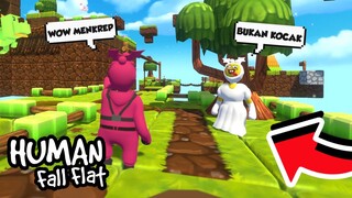 DUO LETOY MASUK KE DUNIA MINECRAFT PALING REALISTIS DI HUMAN FALL FLAT!!!