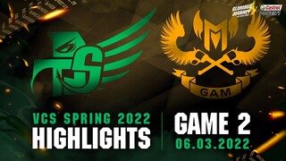 Highlights SKY vs GAM [Ván 2][VCS Mùa Xuân 2022][06.03.2022]