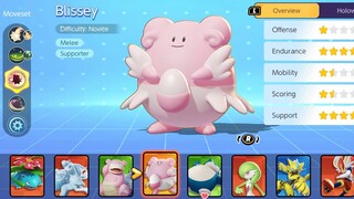 Pokemon UNITE: New Pokemon Blissey (Supporter) Gameplay