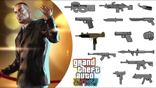 GTA 4 TBOGT All Guns