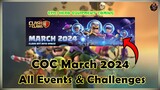 Clash of Clans March 2024 | All Events, Challenges, and Rewards|COC Leak & Updates|@AvengerGaming71