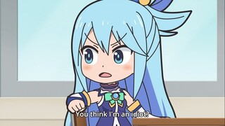 Isekai Quartet Season 2 | Aqua challenged Ainz in exam