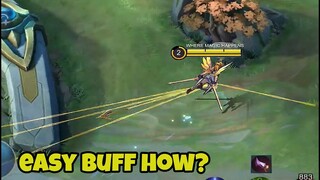 easiest way to go into buff