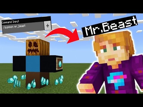 How to summon Mr beast in Minecraft !!!