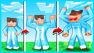 MIPAN & ZUZUZ Berubah Jadi Lebih Kuat Setiap Hari Di Minecraft! 100 HARI JADI MONSTER!