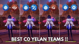 4 Insane YELAN TEAMS You MUST Try [ Genshin Impact ]