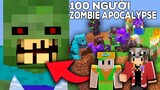 100 Players Sinh Tồn Zombie Apocalypse Trong Minecraft Cùng Yomost