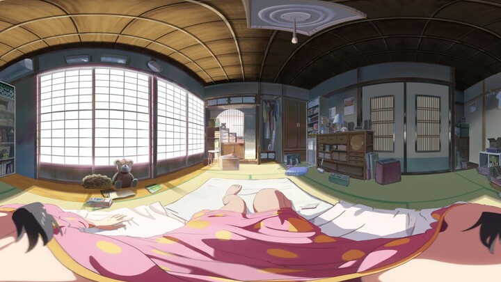[AMV]VR panoramic view of Miyamizu Mitsuha's room|<Your Name>