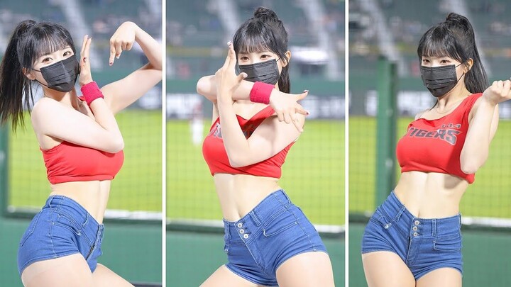 Kia Tiger Cheerleader Lee Da-hye Performance Collection (4)