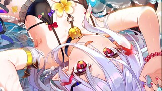 “好晒哦哥哥..能帮我擦下防晒霜吗♡”
