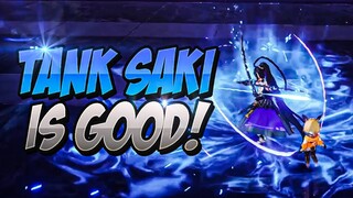 SHE'S A REALLY GOOD TANK! Tank Saki Gameplay! Tower of Fantasy