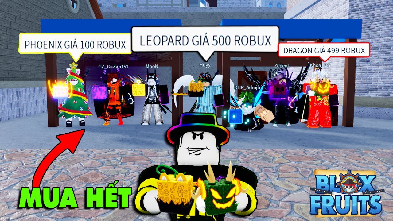 Blox Fruits, là một trong những game được yêu thích nhất trên nền tảng Roblox. Với chỉ 500 robux, bạn có thể mua trái ác quỷ và trải nghiệm những tính năng cực kỳ thú vị của game này. Hãy truy cập Roblox ngay hôm nay để tham gia cùng cộng đồng Blox Fruits và trở thành người chiến thắng!