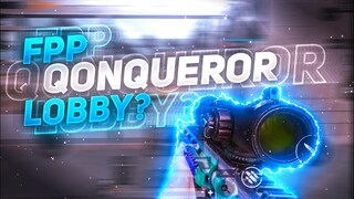 FPP CONQUEROR LOBBY? ⚡ | 5 Finger Claw + Gyroscope | PUBG MOBILE Montage