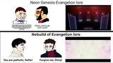Neon Genesis Evangelion lore vs Rebuild of Evangelion lore