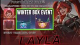 [ UPCOMING EVENT ] WINTER BOX FREE SKIN + LAYLA EPIC SKIN EVENT | MLBB