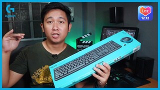 Logitech MK275 Wireless Keyboard and Mouse Combo (Tagalog Unboxing)
