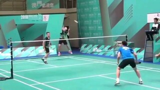 kumpulan rally para pemain top badminton