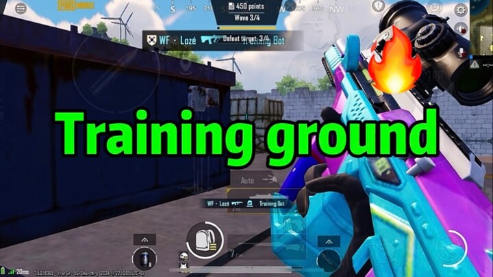 PUBG mobile Training ground