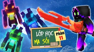 Minecraft Lớp Học Ma Sói (Phần 11) #9- MA SÓI TRÙM CÓ 10 HỆ NGUYÊN TỐ 🐺 vs 🔥🌊⚡