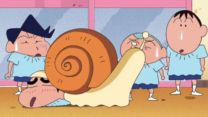 Snail Shin-chan only appears on rainy days