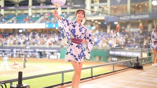 【4K】Thiên thần Fubon Thiên thần Fubon Yukata "Doki Doki" Ngày chủ đề Đội cổ vũ Fubon Titans 20221002