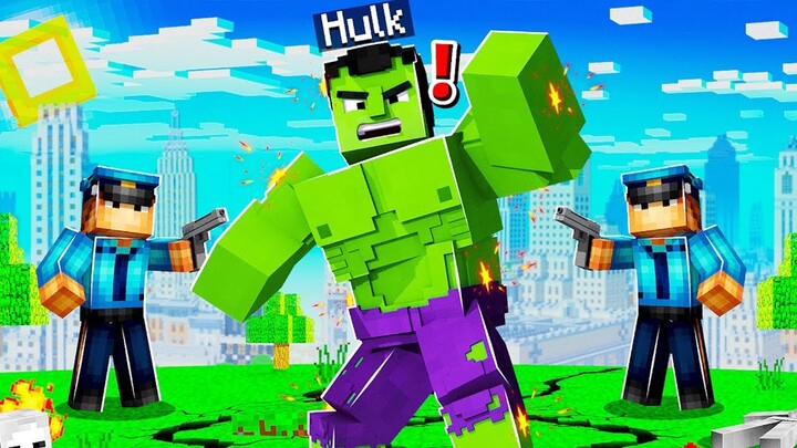 I BECAME THE HULK IN MINECRAFT! (strong)