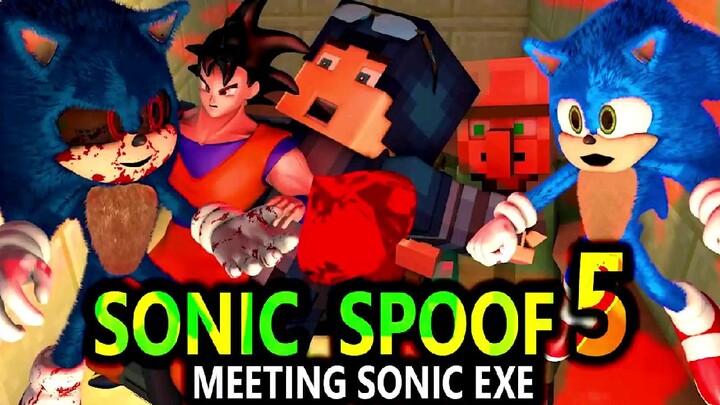 SONIC SPOOF 5 *MEETING SONIC EXE* (reupload) Minecraft Animation Series Season 1