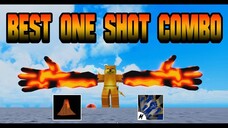 Chia sẻ một combo khủng trong Blox Fruits -  Magma + God Human | Chuyên mục Best One Shot Combo