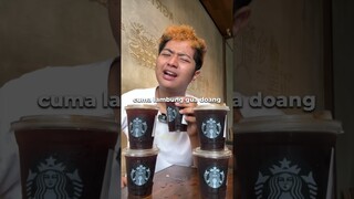 MINUM AMERICANO 5 BIJI⁉️ ELLO DISURUH OME 🙂