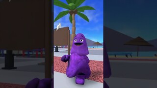 Ketika Aku Menyamar Menjadi Grimace Shake Di Game Roblox