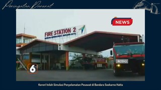 Keren!! inilah simulasi Penyelamatan di Bandara Cengkareng