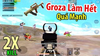 Đại Chiến ĐỒI XƯƠNG CÁ : Bị 3 Team Kẹp Cùng Lúc Nhưng Groza Quá Mạnh | PUBG Mobile