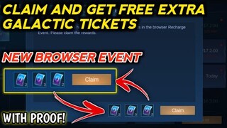 NEW BROWSER EVENT! GET FREE EXTRA GALACTIC TICKETS IN STAR WARS EVENT! MOBILE LEGENDS