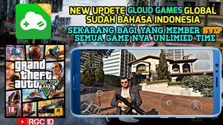 Lanjut GTA 5 Di Android Gloud Games | New Updete Untuk Member SVIP Sekarang semua Game Nya Unlimited