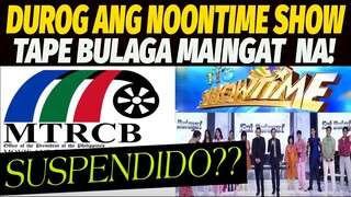 SUSPENDIDO? RIVAL SHOW NG TVJ,IIMBISTIGAHAN NG MTRCB!! TAPE-BULAGA TAKOT NA!! REACTION VIDEO