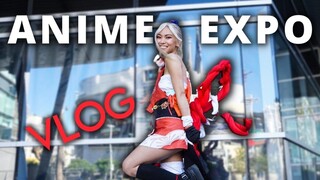 i went to anime expo for the first time | hoyoverse brought me :)