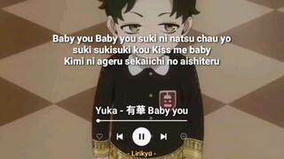 baby you (Tula) lyrics